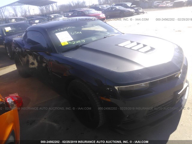 2G1FT1EW3E9128162 - 2014 CHEVROLET CAMARO 2SS BLACK photo 1