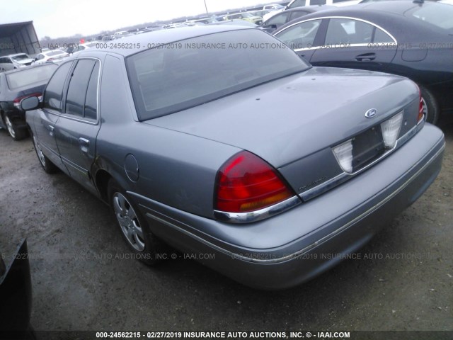 2FAFP71WXXX168327 - 1999 FORD CROWN VICTORIA POLICE INTERCEPTOR GRAY photo 3