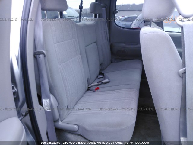 5TBBT44133S382867 - 2003 TOYOTA TUNDRA ACCESS CAB SR5 SILVER photo 8