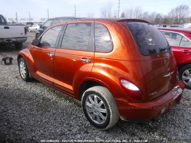 3A4FY58B57T515931 - 2007 CHRYSLER PT CRUISER TOURING ORANGE photo 3