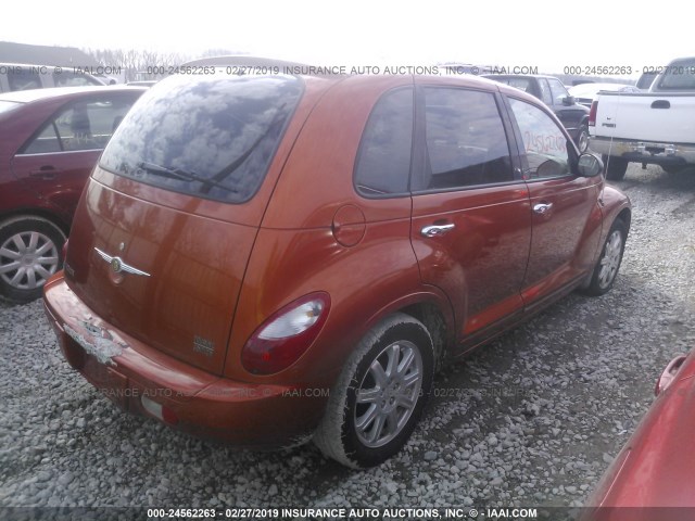 3A4FY58B57T515931 - 2007 CHRYSLER PT CRUISER TOURING ORANGE photo 4