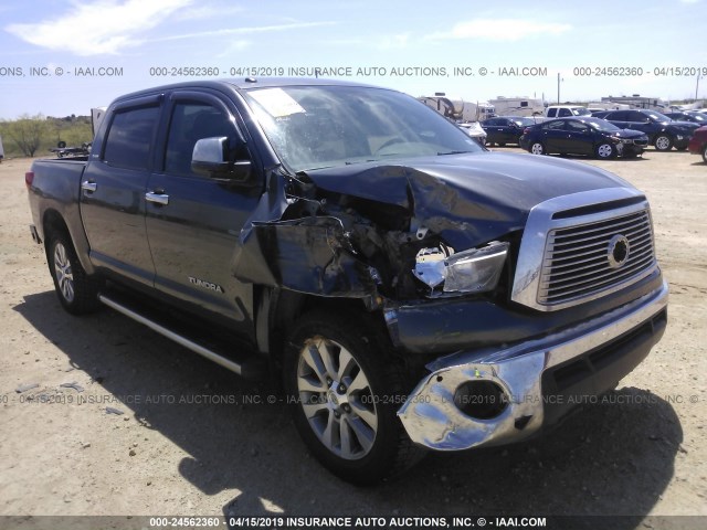 5TFHW5F13BX177277 - 2011 TOYOTA TUNDRA CREWMAX LIMITED GRAY photo 6