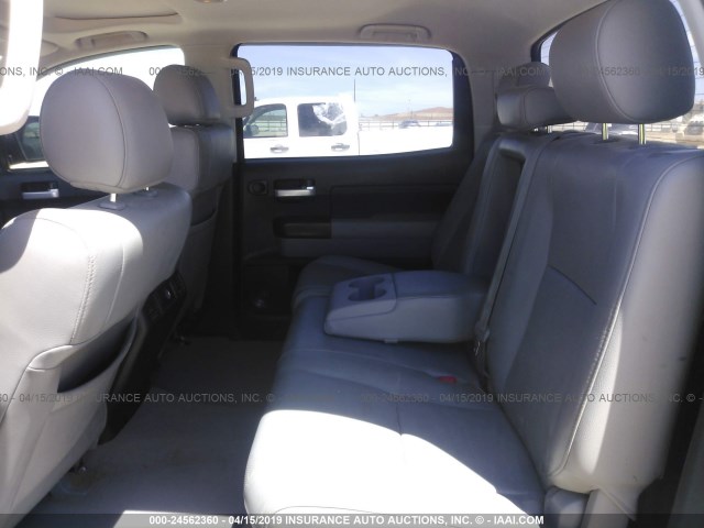 5TFHW5F13BX177277 - 2011 TOYOTA TUNDRA CREWMAX LIMITED GRAY photo 8