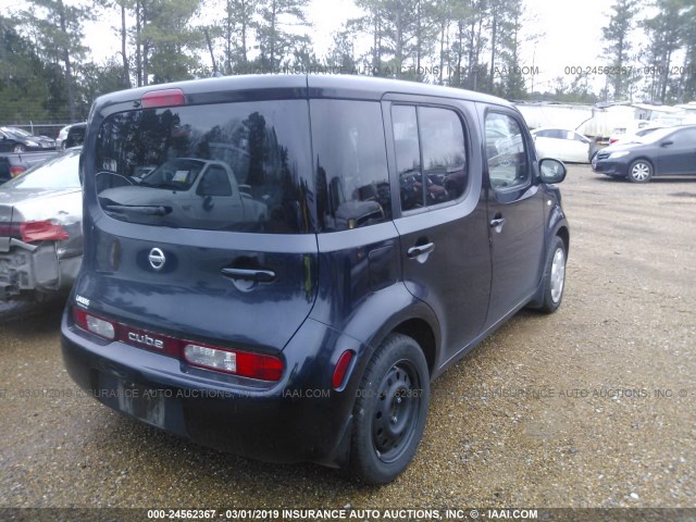 JN8AZ2KR8AT163565 - 2010 NISSAN CUBE S/SL/KROM BLACK photo 4