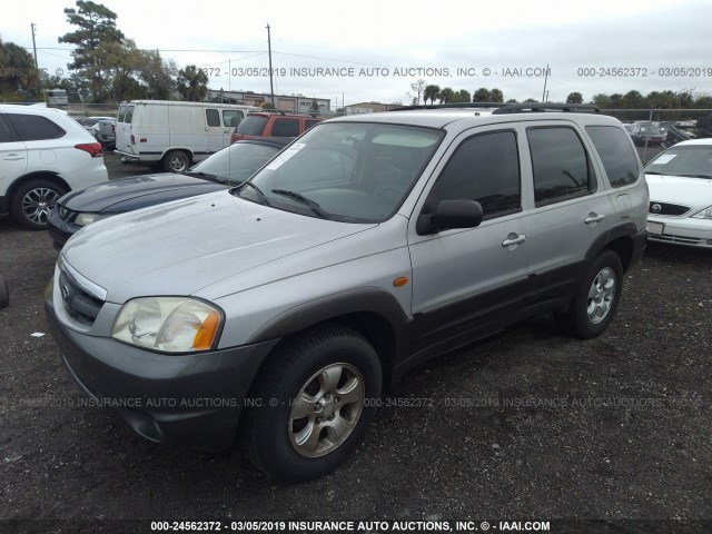 4F2CZ96174KM18654 - 2004 MAZDA TRIBUTE ES 银色 照片 2