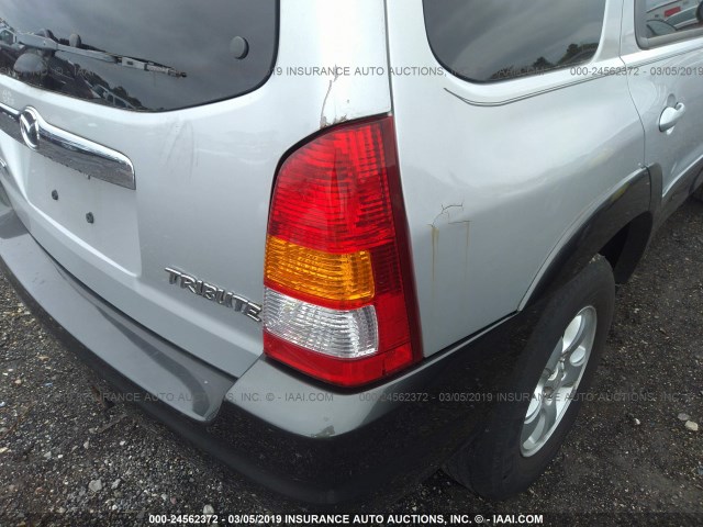 4F2CZ96174KM18654 - 2004 MAZDA TRIBUTE ES 银色 照片 6