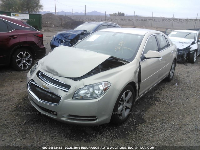 1G1ZC5E08CF344612 - 2012 CHEVROLET MALIBU 1LT თაფლისფერი ფოტო 2