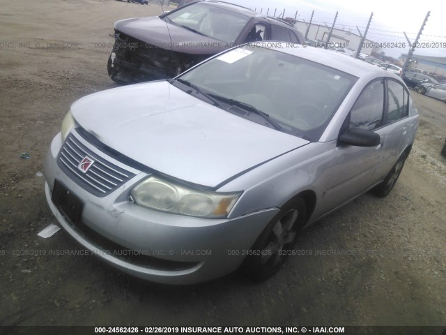 1G8AL55F46Z126186 - 2006 SATURN ION LEVEL 3 SILVER photo 2