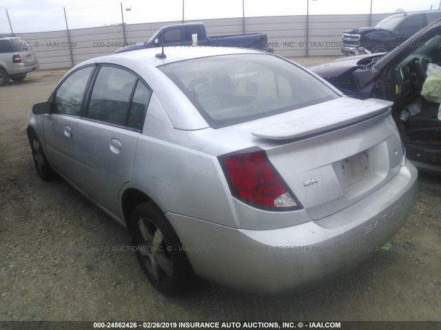 1G8AL55F46Z126186 - 2006 SATURN ION LEVEL 3 SILVER photo 3