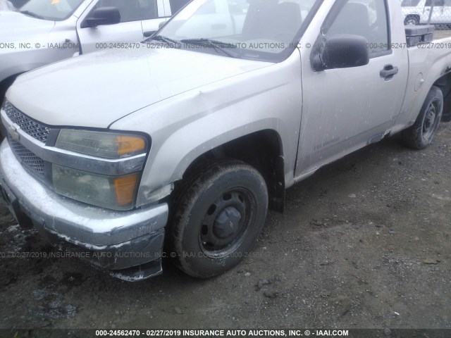 1GCCS148658187184 - 2005 CHEVROLET COLORADO TAN photo 6