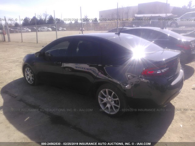 1C3CDFBA6DD287924 - 2013 DODGE DART SXT BLACK photo 3