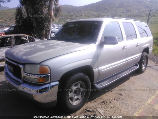 3GKEC16T64G213402 - 2004 GMC YUKON XL C1500 SILVER photo 2