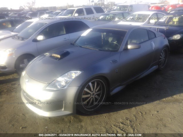 JN1BZ34D67M502742 - 2007 NISSAN 350Z COUPE SILVER photo 2