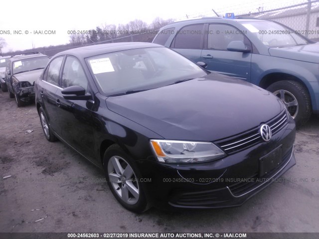 3VWLL7AJ4DM366077 - 2013 VOLKSWAGEN JETTA TDI BLACK photo 1