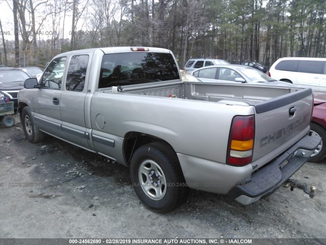 2GCEC19WX21132670 - 2002 CHEVROLET SILVERADO C1500 GOLD photo 3