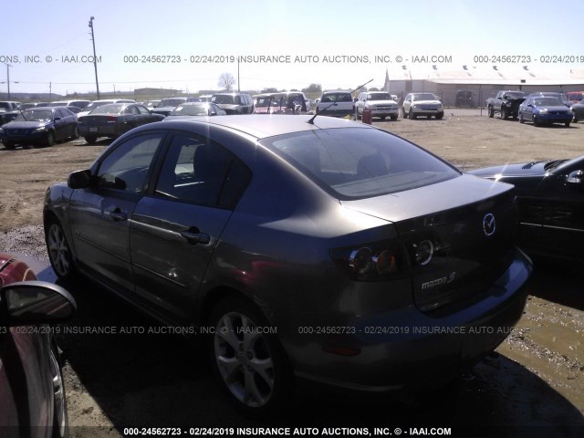 JM1BK323771638651 - 2007 MAZDA 3 S GRAY photo 3