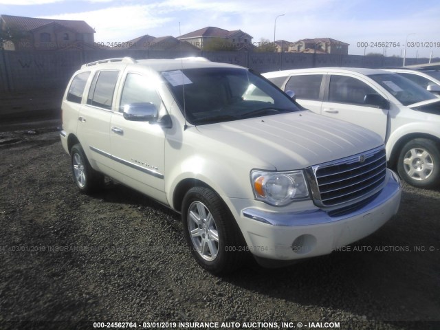 1A8HX58N07F586016 - 2007 CHRYSLER ASPEN LIMITED WHITE photo 1