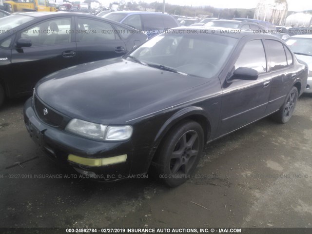 JN1CA21D8TT186478 - 1996 NISSAN MAXIMA GLE/GXE/SE BLACK photo 2