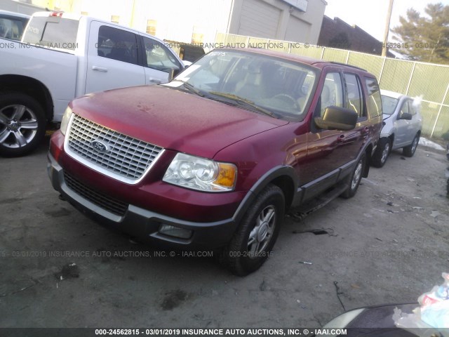 1FMFU16LX4LA25140 - 2004 FORD EXPEDITION XLT RED photo 2