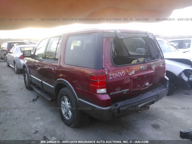 1FMFU16LX4LA25140 - 2004 FORD EXPEDITION XLT RED photo 3