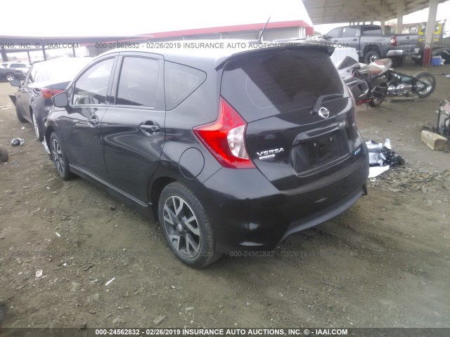 3N1CE2CP8FL356567 - 2015 NISSAN VERSA NOTE S/S PLUS/SV/SL/SR BLACK photo 3