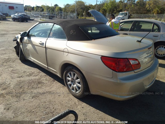 1C3BC4EB9AN139859 - 2010 CHRYSLER SEBRING LX GOLD photo 3