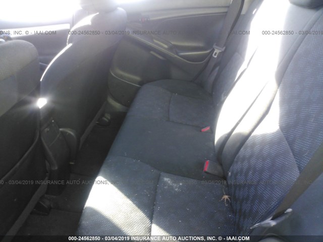 2T1KU40E39C047087 - 2009 TOYOTA COROLLA MATRIX  BLACK photo 8