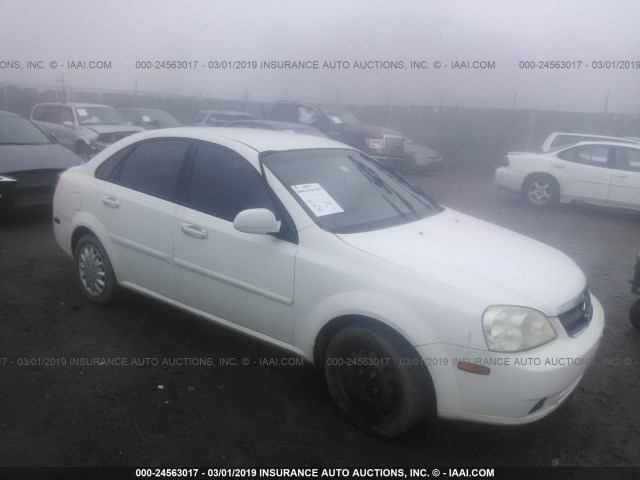 KL5JD56Z06K315993 - 2006 SUZUKI FORENZA WHITE photo 1