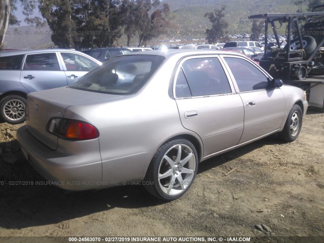 1NXBR12E7YZ374103 - 2000 TOYOTA COROLLA VE/CE/LE 香槟色 照片 4