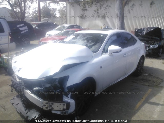 JTHBA1D29J5071630 - 2018 LEXUS IS 300 WHITE photo 2