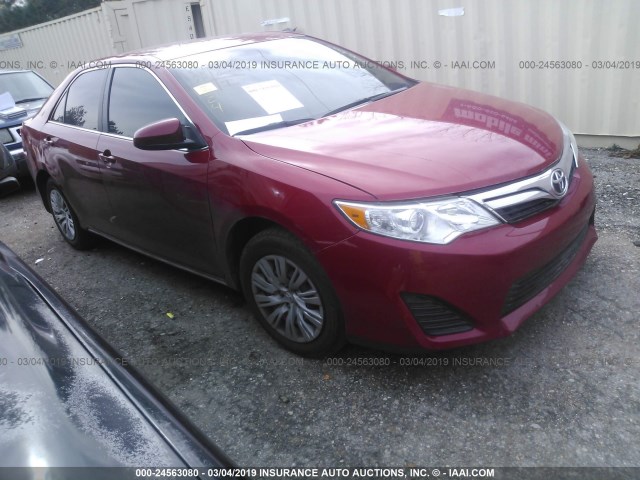 4T4BF1FK5ER369508 - 2014 TOYOTA CAMRY L/SE/LE/XLE 红色 照片 1