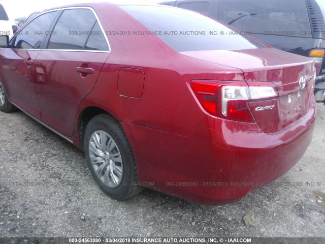 4T4BF1FK5ER369508 - 2014 TOYOTA CAMRY L/SE/LE/XLE 红色 照片 6