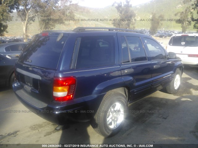 1J4GX48S64C132377 - 2004 JEEP GRAND CHEROKEE LAREDO/COLUMBIA/FREEDOM 蓝色 照片 4
