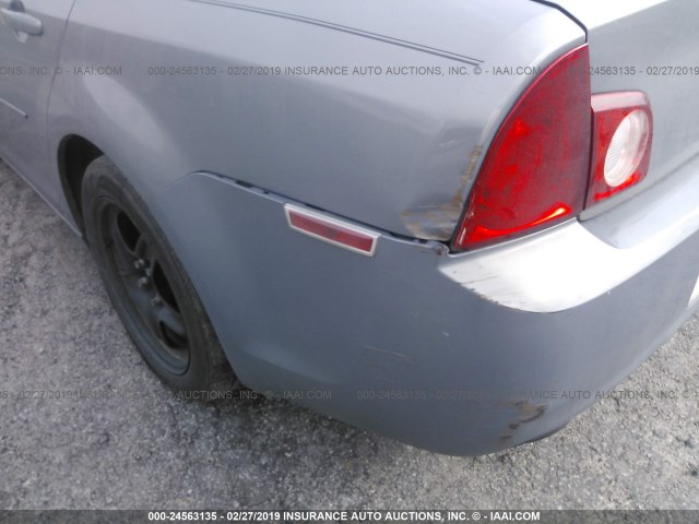1G1ZG57B29F117184 - 2009 CHEVROLET MALIBU LS BLUE photo 6
