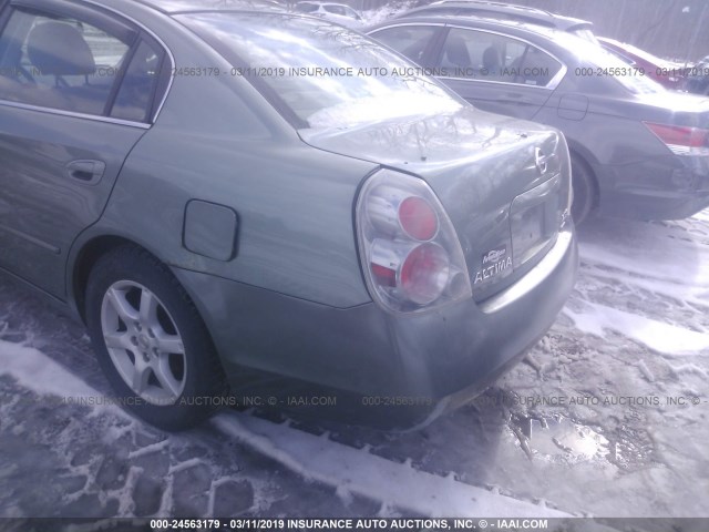 1N4AL11D76N403624 - 2006 NISSAN ALTIMA S/SL GREEN photo 6