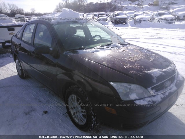 1FAFP34N37W182819 - 2007 FORD FOCUS ZX4/S/SE/SES მუქწითელი ფოტო 1