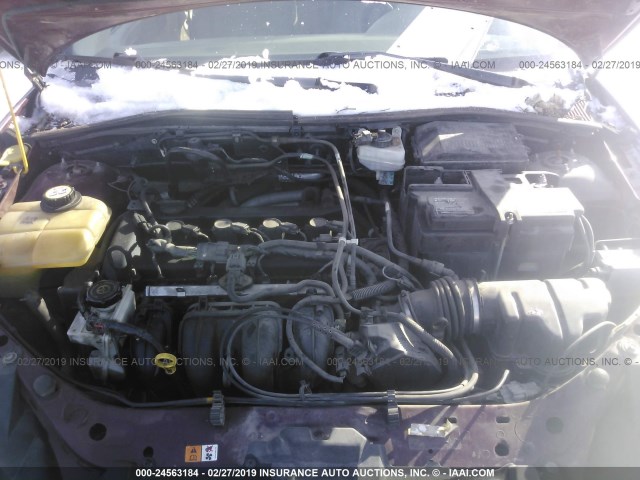 1FAFP34N37W182819 - 2007 FORD FOCUS ZX4/S/SE/SES მუქწითელი ფოტო 10