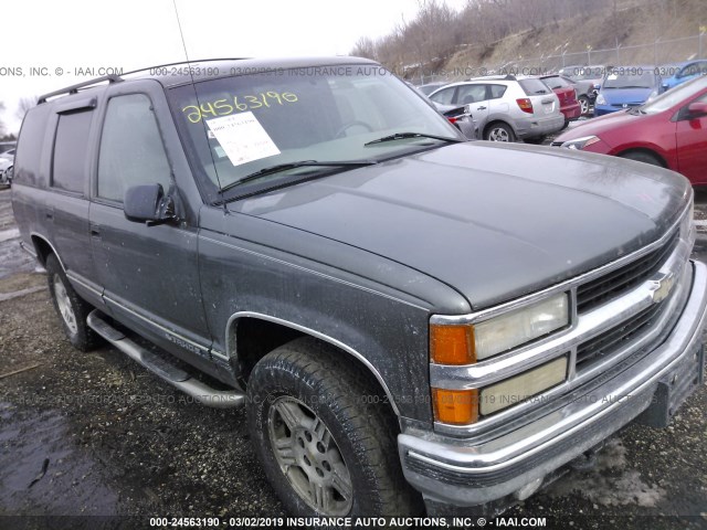 1GNEK13R5XJ459410 - 1999 CHEVROLET TAHOE K1500 GRAY photo 1