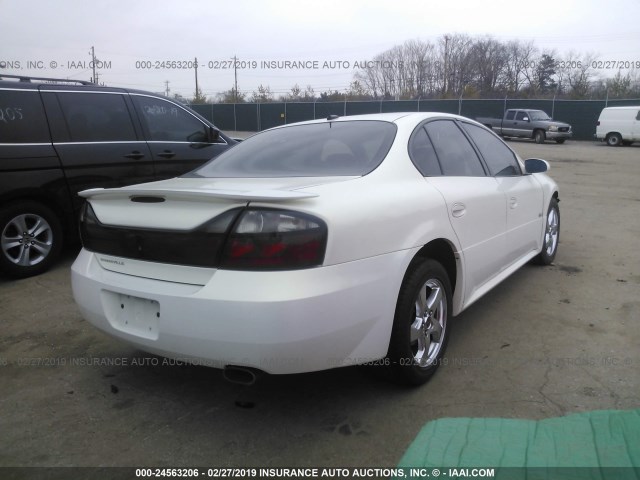 1G2HY52K25U162594 - 2005 PONTIAC BONNEVILLE SLE WHITE photo 4