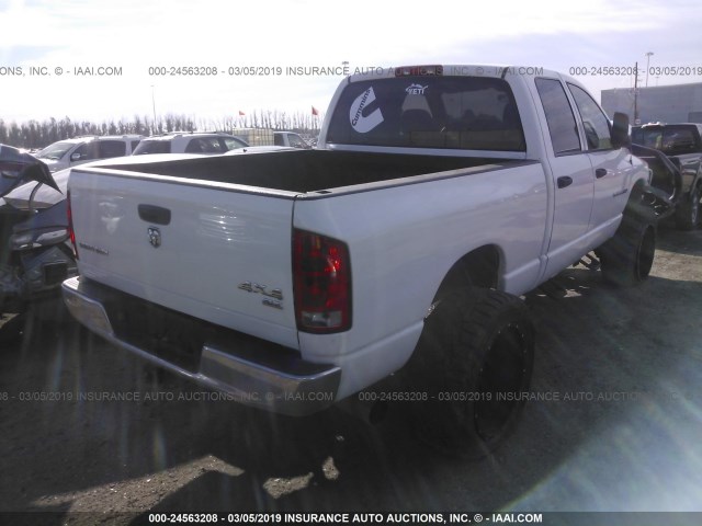 3D7KS28C25G711592 - 2005 DODGE RAM 2500 ST/SLT 白色 照片 4