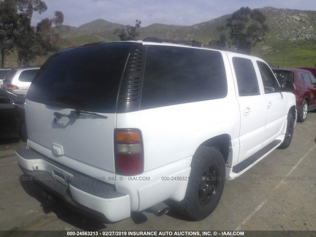 1GKFK66U02J274995 - 2002 GMC DENALI XL K1500 WHITE photo 4