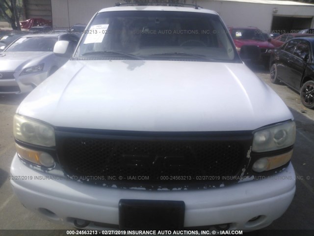 1GKFK66U02J274995 - 2002 GMC DENALI XL K1500 WHITE photo 6