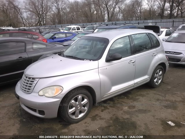 3A4FY58B86T337446 - 2006 CHRYSLER PT CRUISER TOURING SILVER photo 2