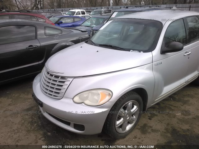 3A4FY58B86T337446 - 2006 CHRYSLER PT CRUISER TOURING SILVER photo 6