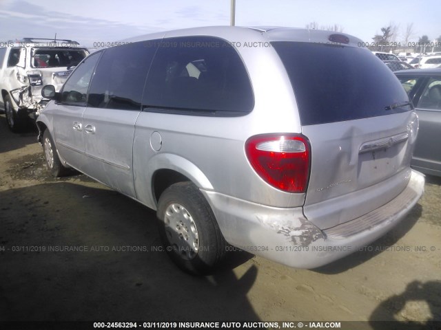 2C4GP44323R332621 - 2003 CHRYSLER TOWN & COUNTRY LX SILVER photo 3