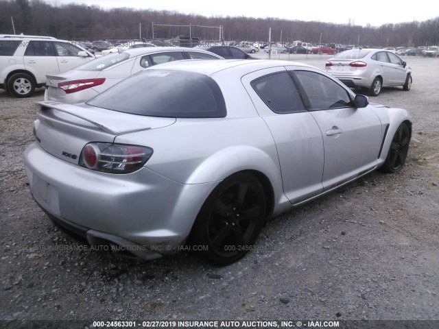 JM1FE173640118769 - 2004 MAZDA RX8 SILVER photo 4