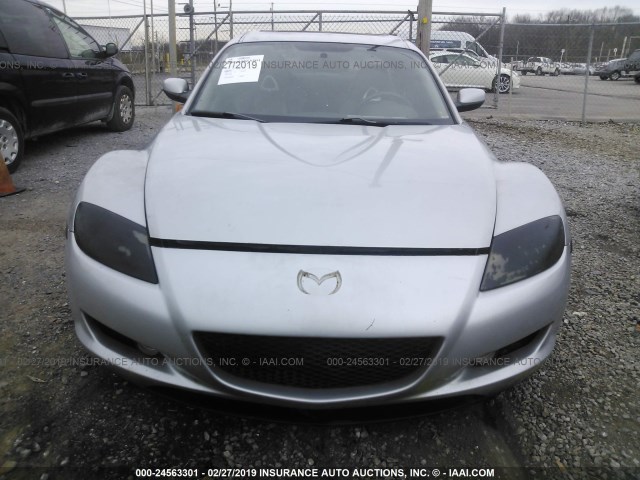 JM1FE173640118769 - 2004 MAZDA RX8 SILVER photo 6