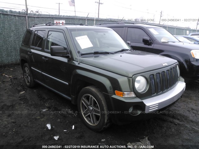 1J8FF48WX8D787142 - 2008 JEEP PATRIOT LIMITED GREEN photo 1