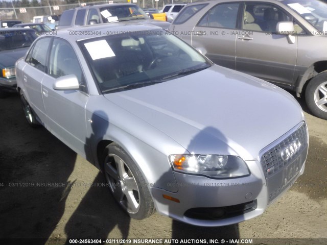 WAUEF78E56A025330 - 2006 AUDI A4 S-LINE 2.0T QUATTRO TURBO SILVER photo 1