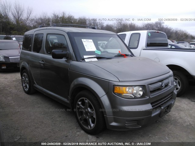 5J6YH18967L005551 - 2007 HONDA ELEMENT SC GRAY photo 1